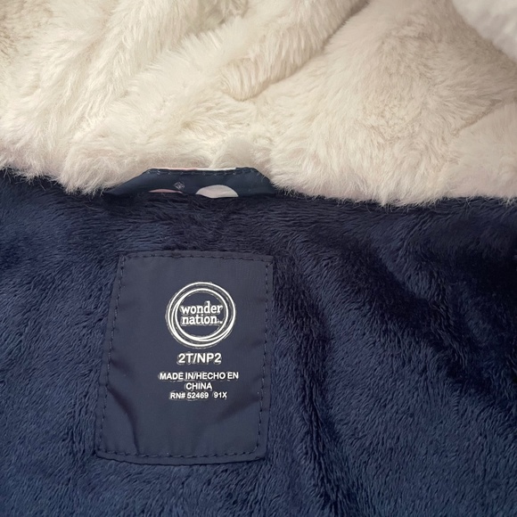 Wonder Nation  Heart Puffer  Jacket Hearts  2T - Picture 6 of 14